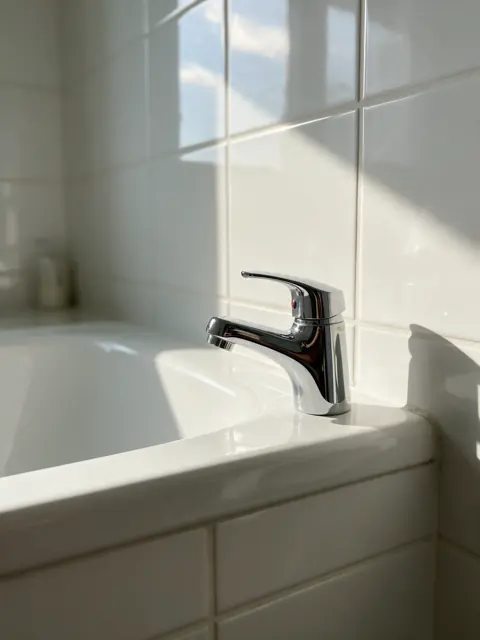 Tub and tile after a Bubble's Sparkle clean