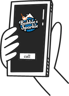 schadulephone-BubblesSparkle Call Now for a house cleaning services